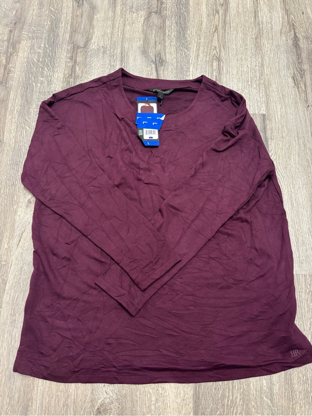 Banana Republic Women’s Long Sleeve Shirt in Plum Size large